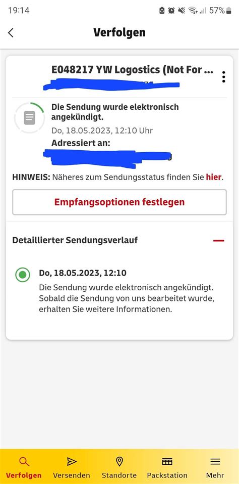 Lenovo Sendungsverfolgung